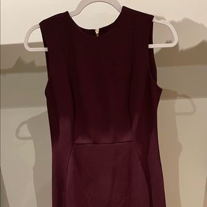 Calvin Klein Burgundy Dress Size 4
